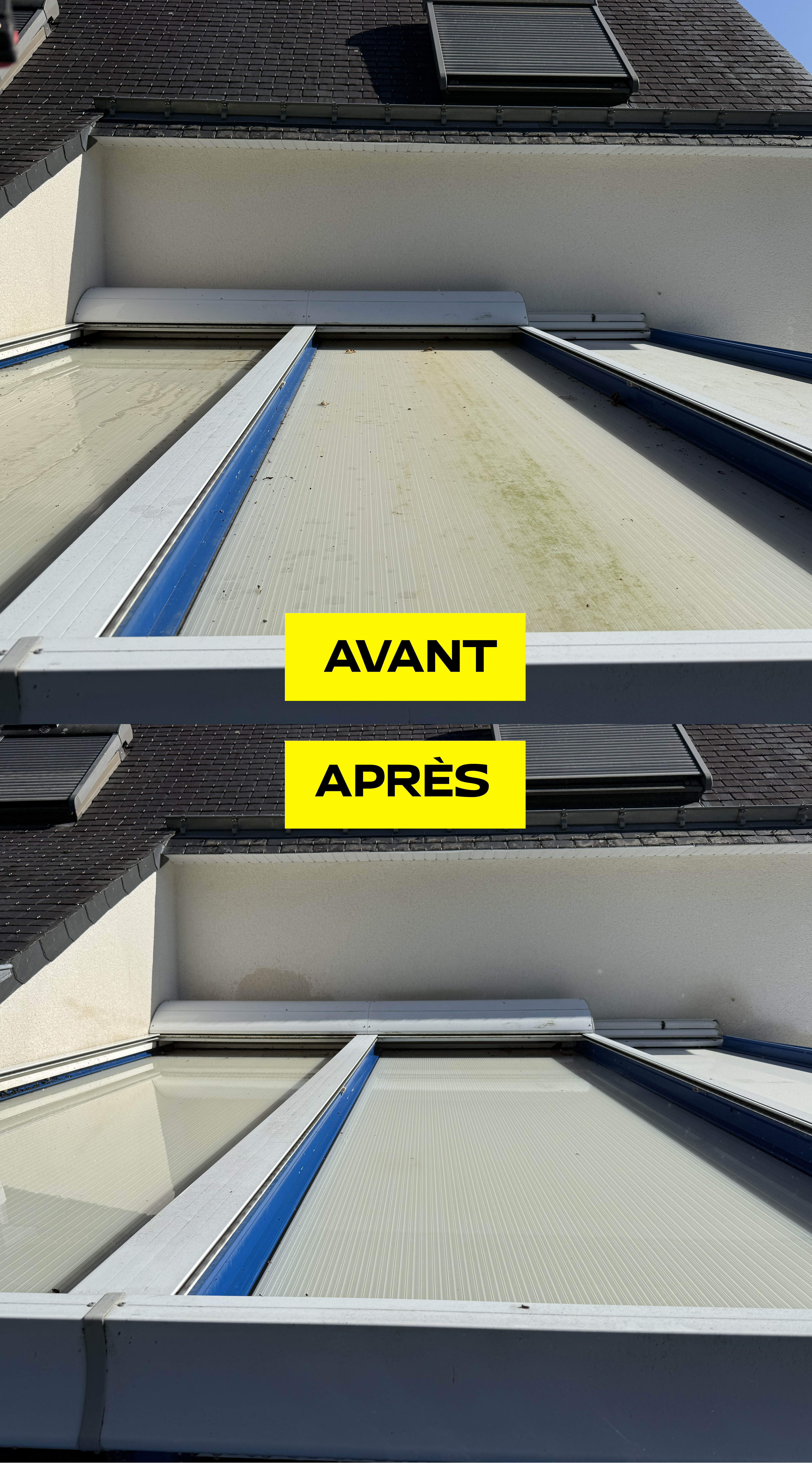 Nettoyage Toiture véranda